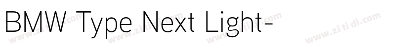 BMW Type Next Light字体转换